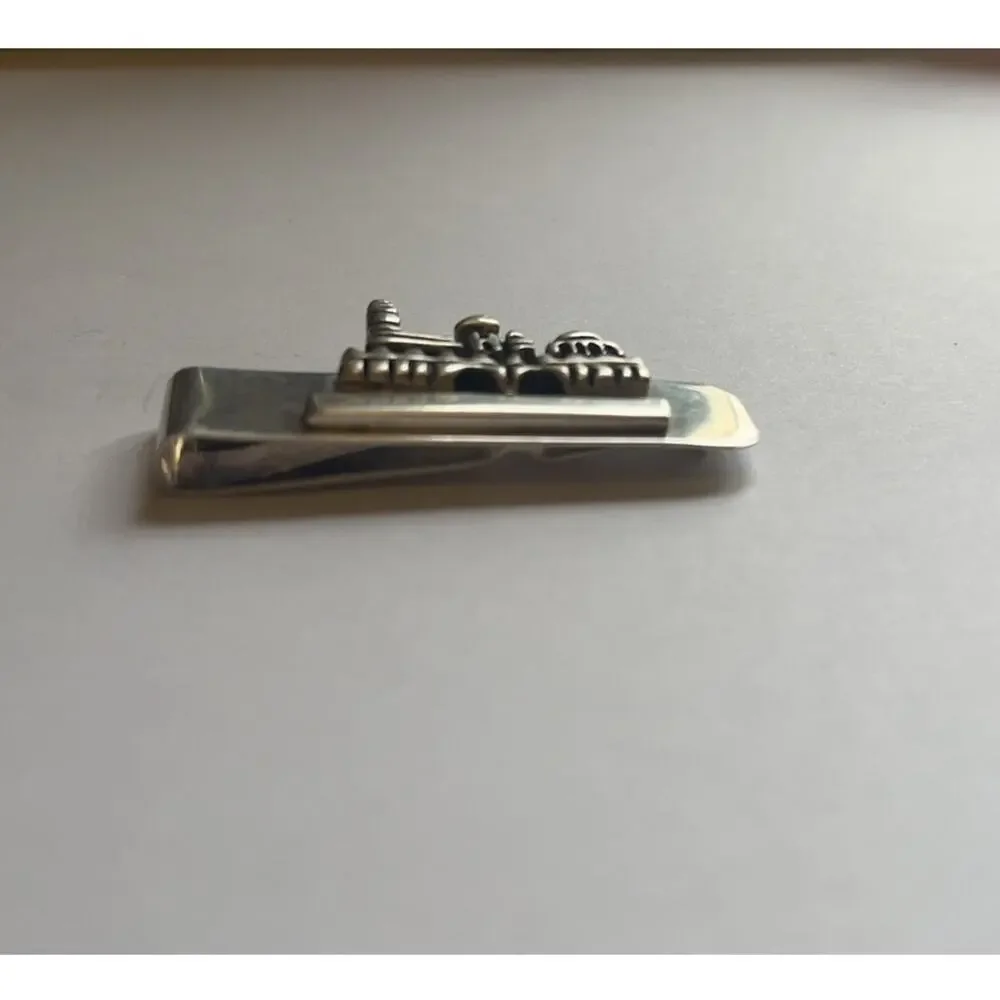 Judaica Sterling Silver 925 Handmade Jerusalem Money Clip